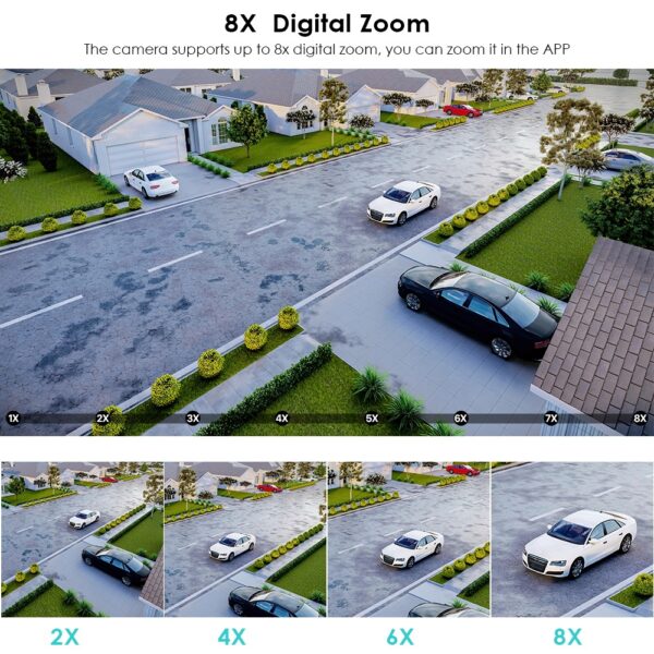 4K Megapixel WiFi Outdoor Camera with ONVIF and Yuntai Webcam Features - Image 4