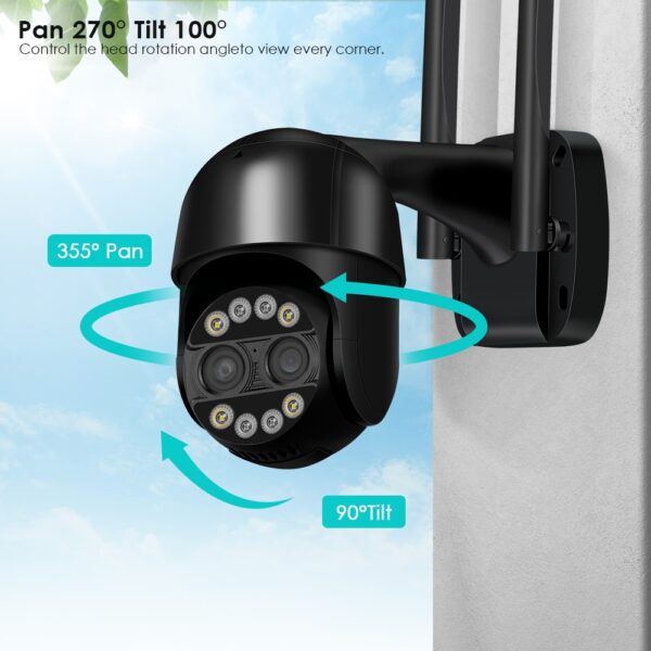 4K Megapixel WiFi Outdoor Camera with ONVIF and Yuntai Webcam Features - Image 5