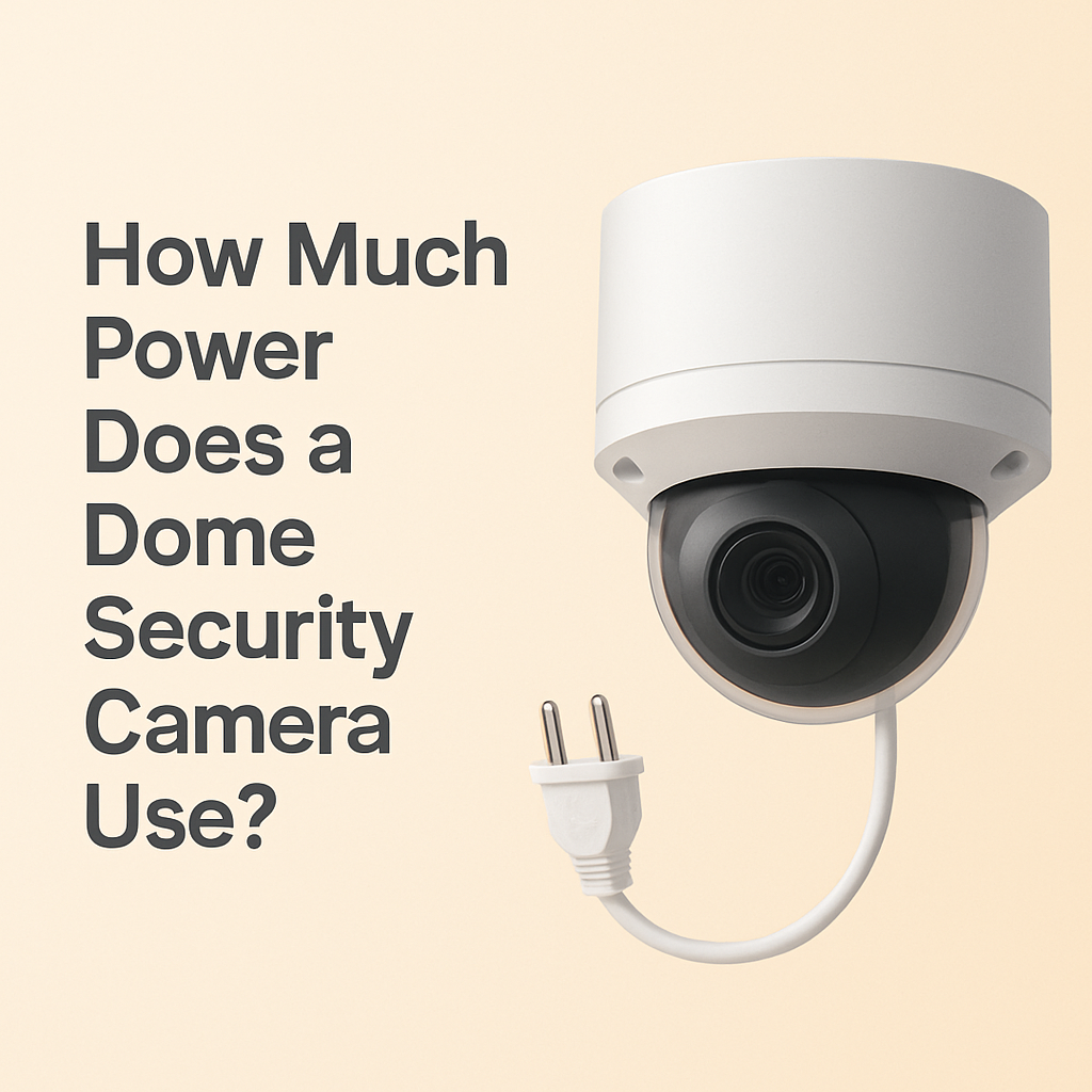 How Much Power Does a Dome Security Camera Use? Full Power Consumption Guide