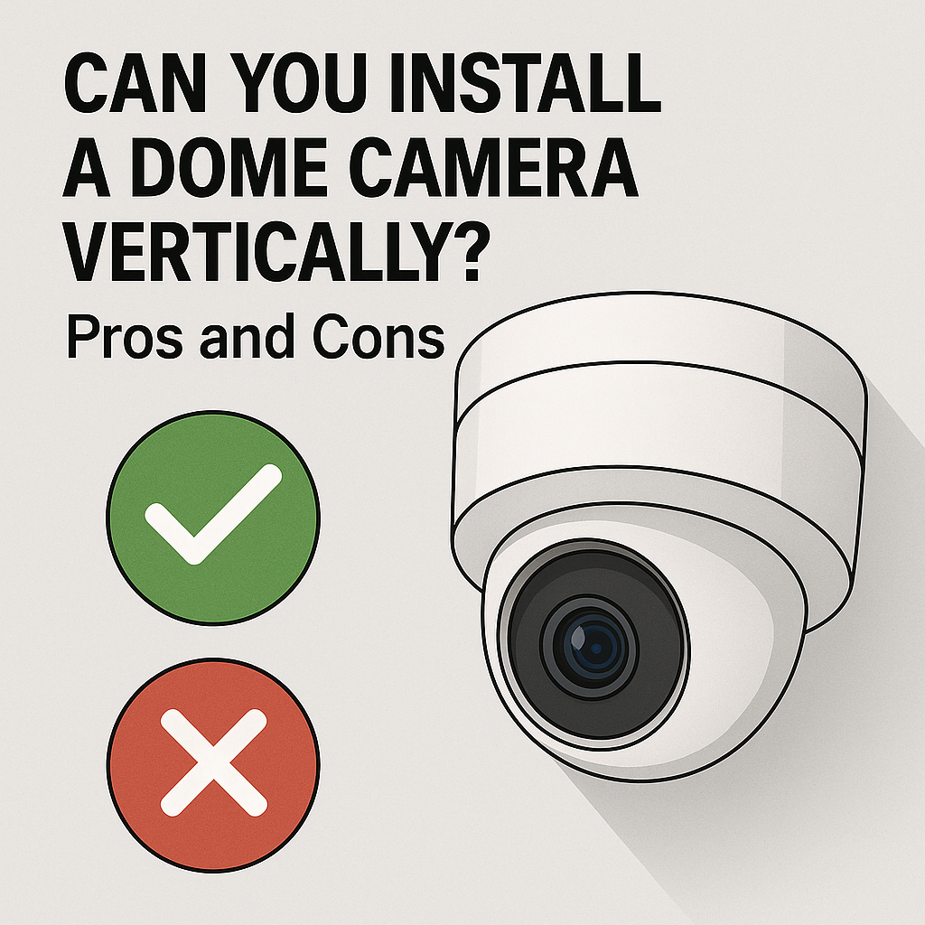 Can You Install a Dome Camera Vertically? Pros & Cons Explained