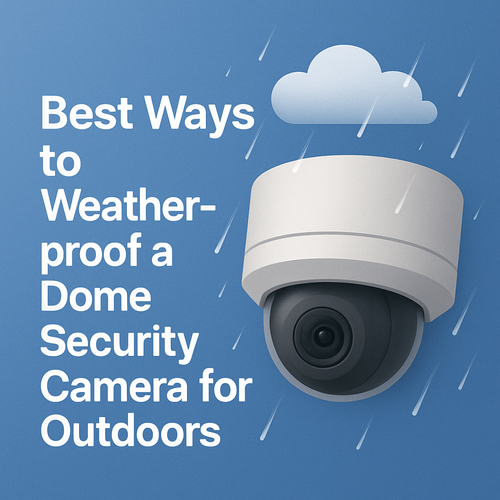 Best Ways to Weatherproof a Dome Security Camera for Outdoors